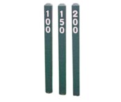 4" x 4" Engraved Distance Markers